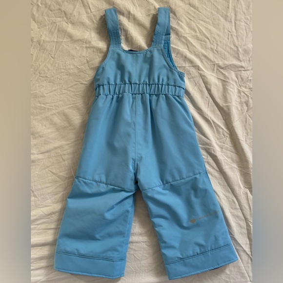Powder blue waterproof Obermeyer toddler snow bibs • size 2T • NWT - Picture 2 of 11